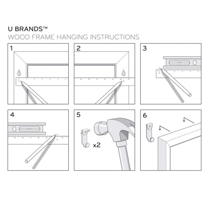 U Brands Writing Board 2918U00-01, 40"W x 30"H – view 8