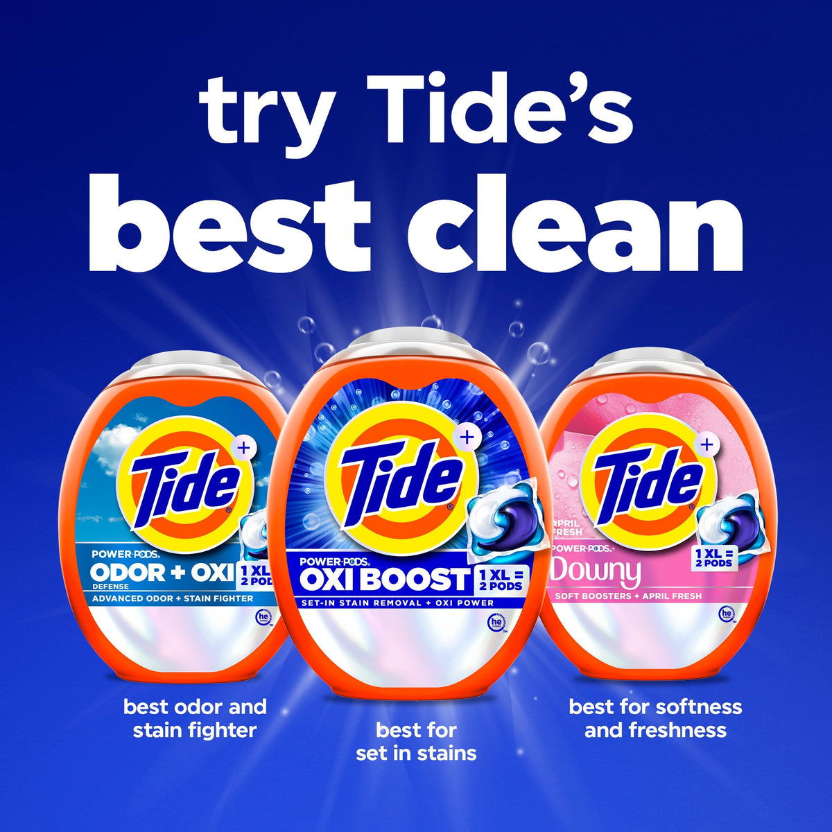 Tide Laundry Detergent P_11013, 45 Count – view 6