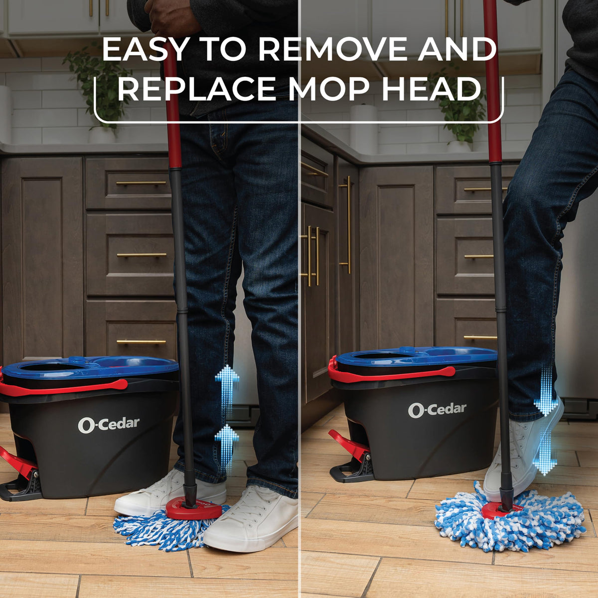O-Cedar Mop Bucket Set 169453, RinseClean – view 7