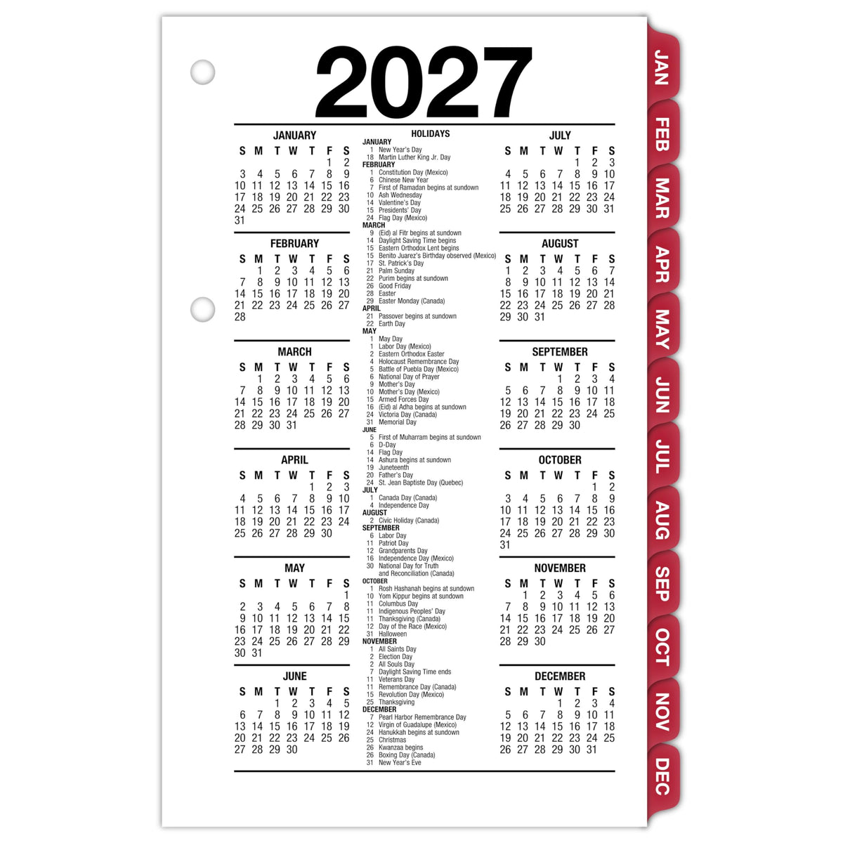 AT-A-GLANCE Calendar E717T50 – view 3