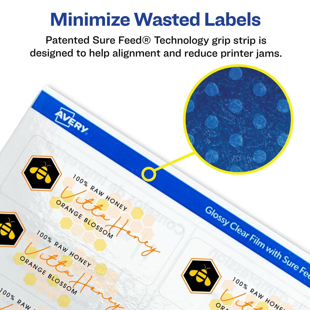 Avery Label 6521, 1" x 2-5/8", 300 Count – view 3