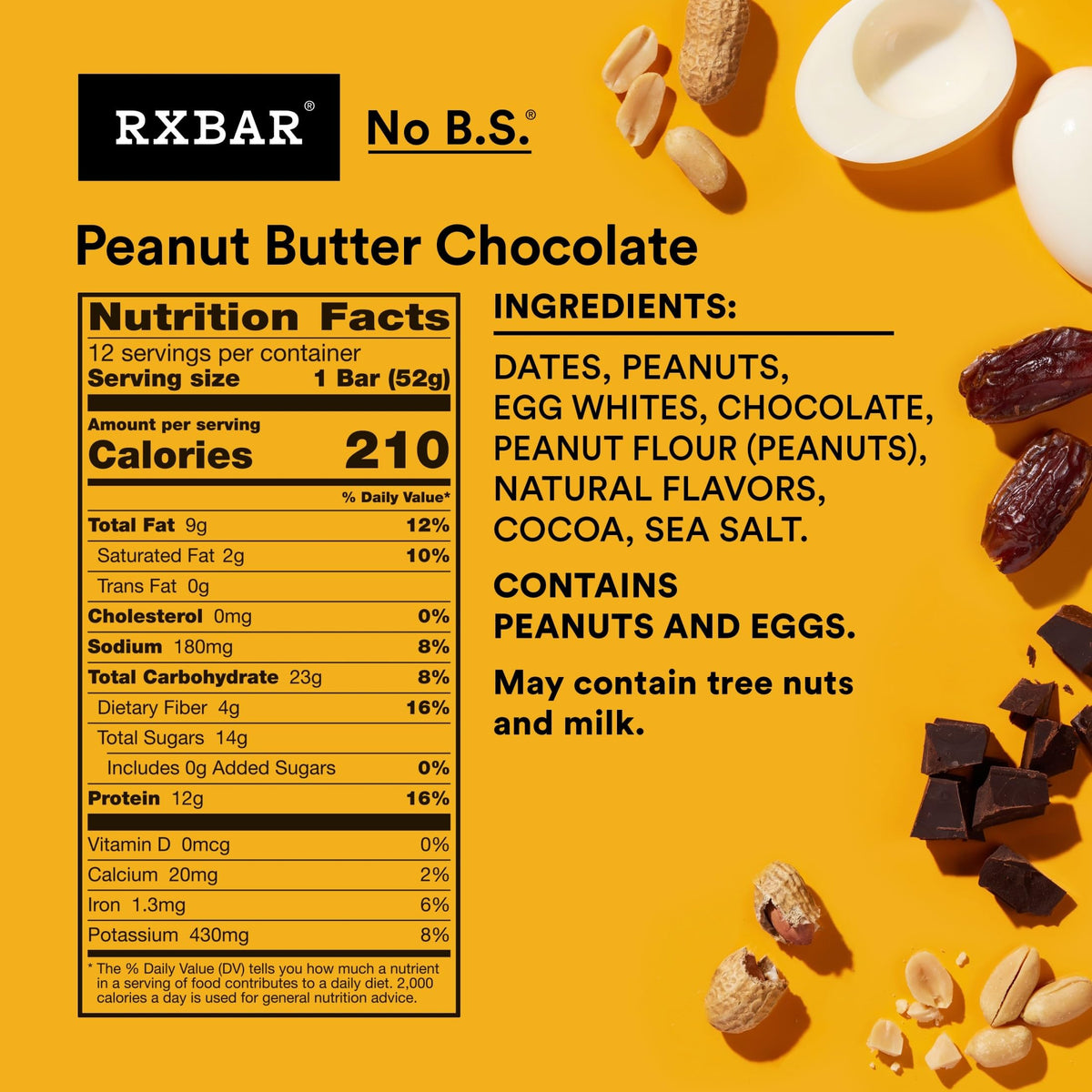 RXBAR Snack Food Bar RXB1001/100/105, 12 Count – view 2