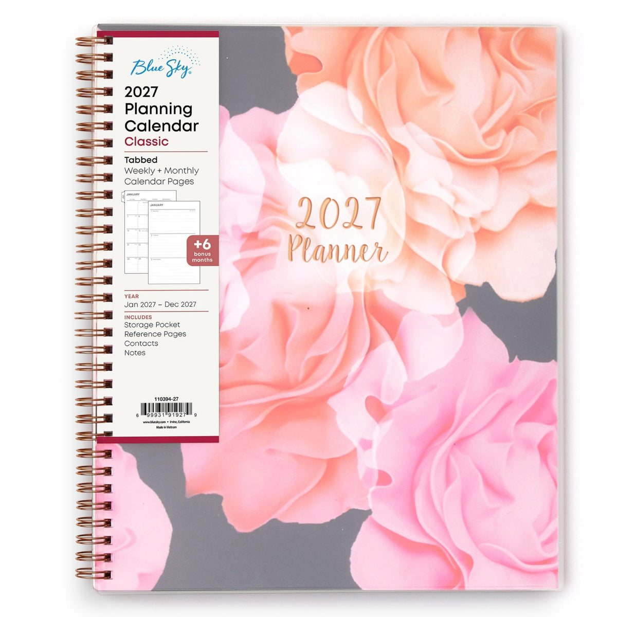 Blue Sky Planner 110394-27AMZ, 8.5" x 11"