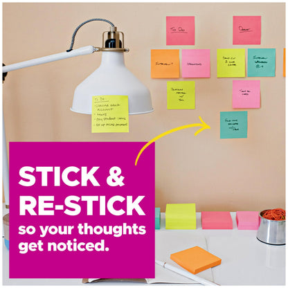 Post-it Self Stick Note 654-5SSAN, 2" x 3", 5 Count – view 5