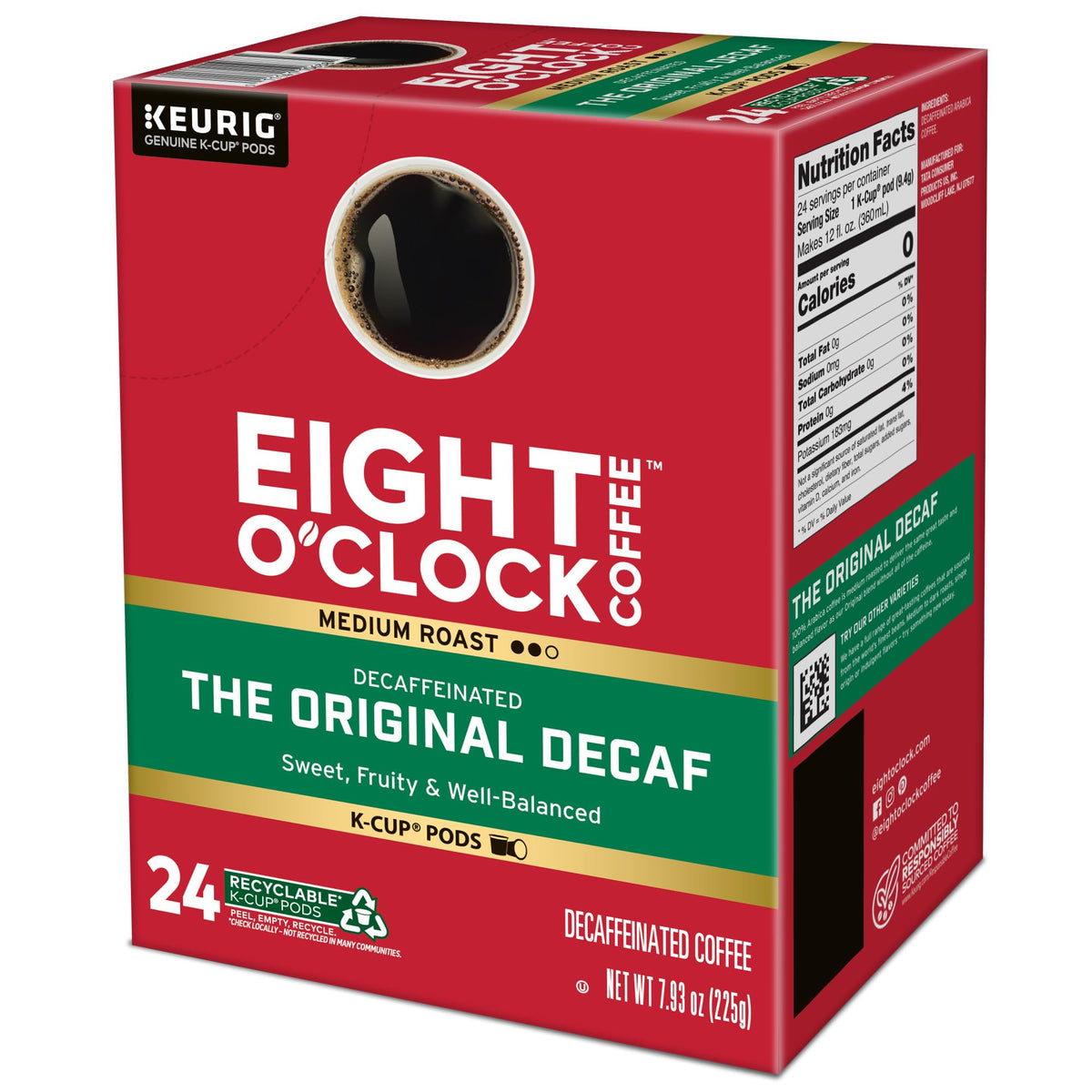 Eight O'Clock Coffee 10099555065425, 24 Count (Pack of 4), 96 Count – view 12