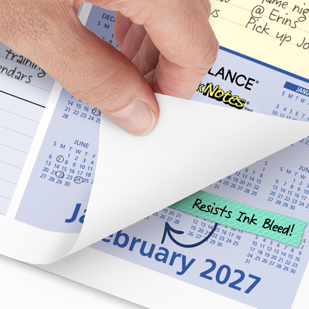 AT-A-GLANCE Calendar SK71000, 18"W x 11"H – view 3