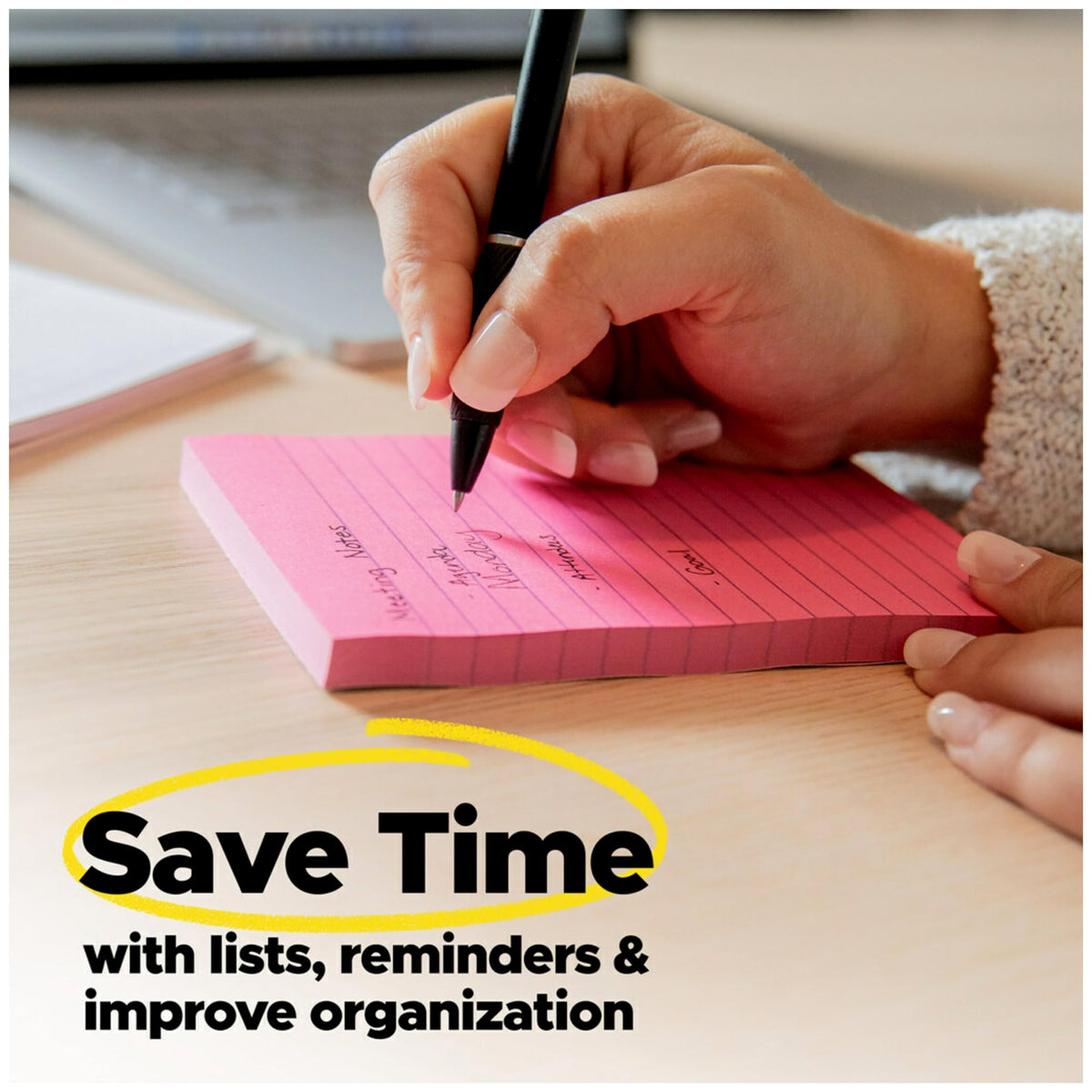 Post-it Self Stick Note 654-5SSAN, 2" x 3", 5 Count – view 8