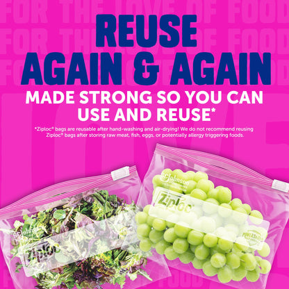 Ziploc Food Storage Bag 316490, 76 Count – view 6