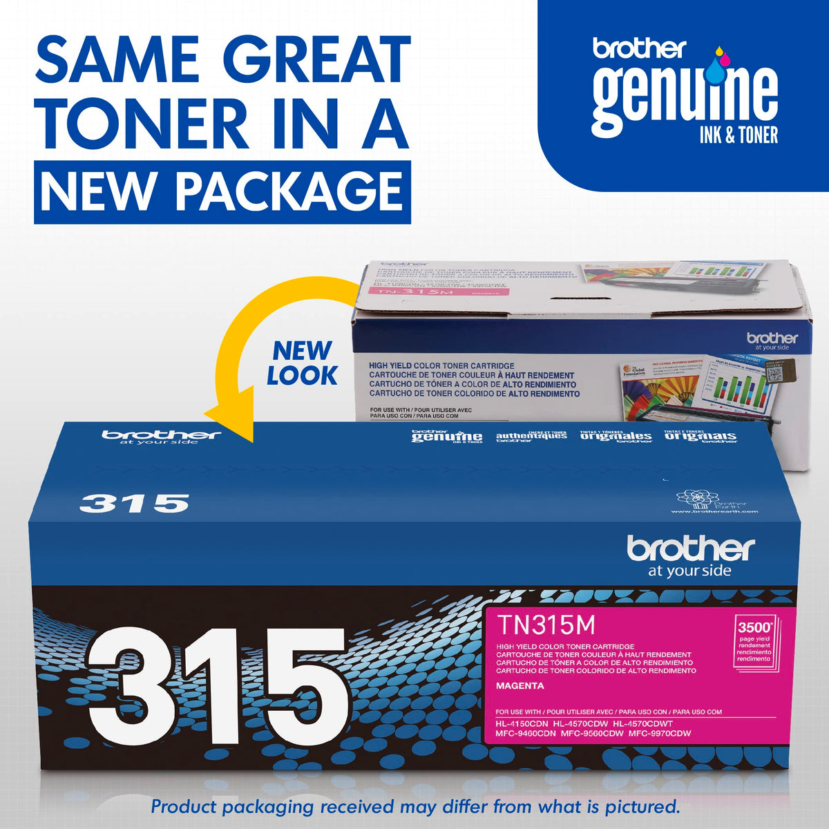 Brother Laser Printer Toner TN315M, High Yield – view 3