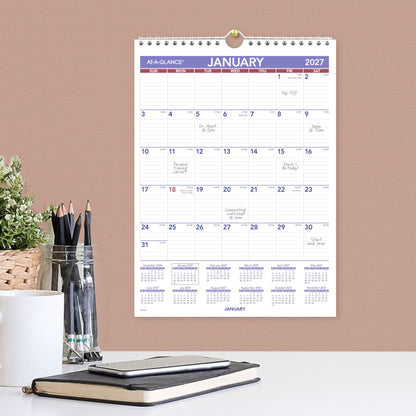 AT-A-GLANCE Calendar PM128, 8"W x 11"H – view 3