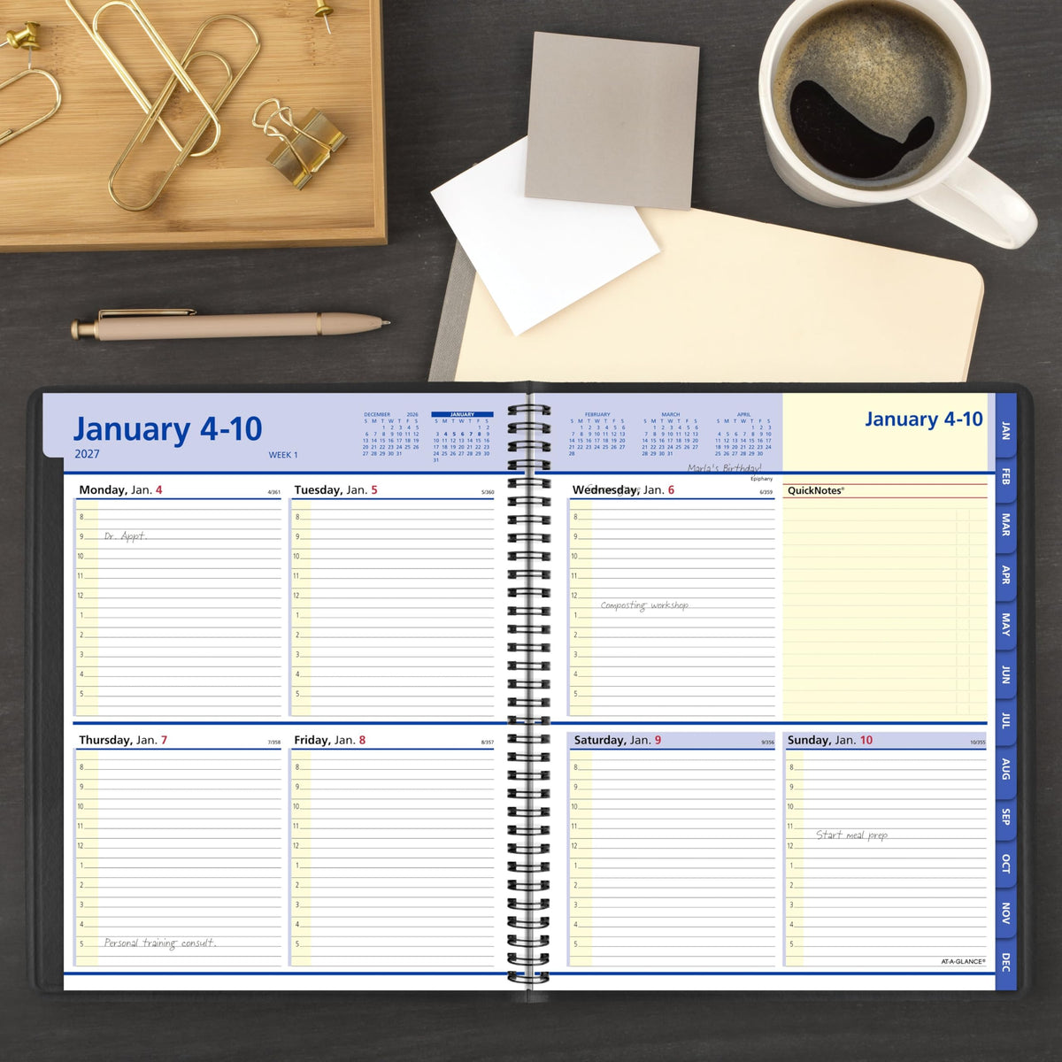 AT-A-GLANCE Planner 760105, 8" x 10" – view 2