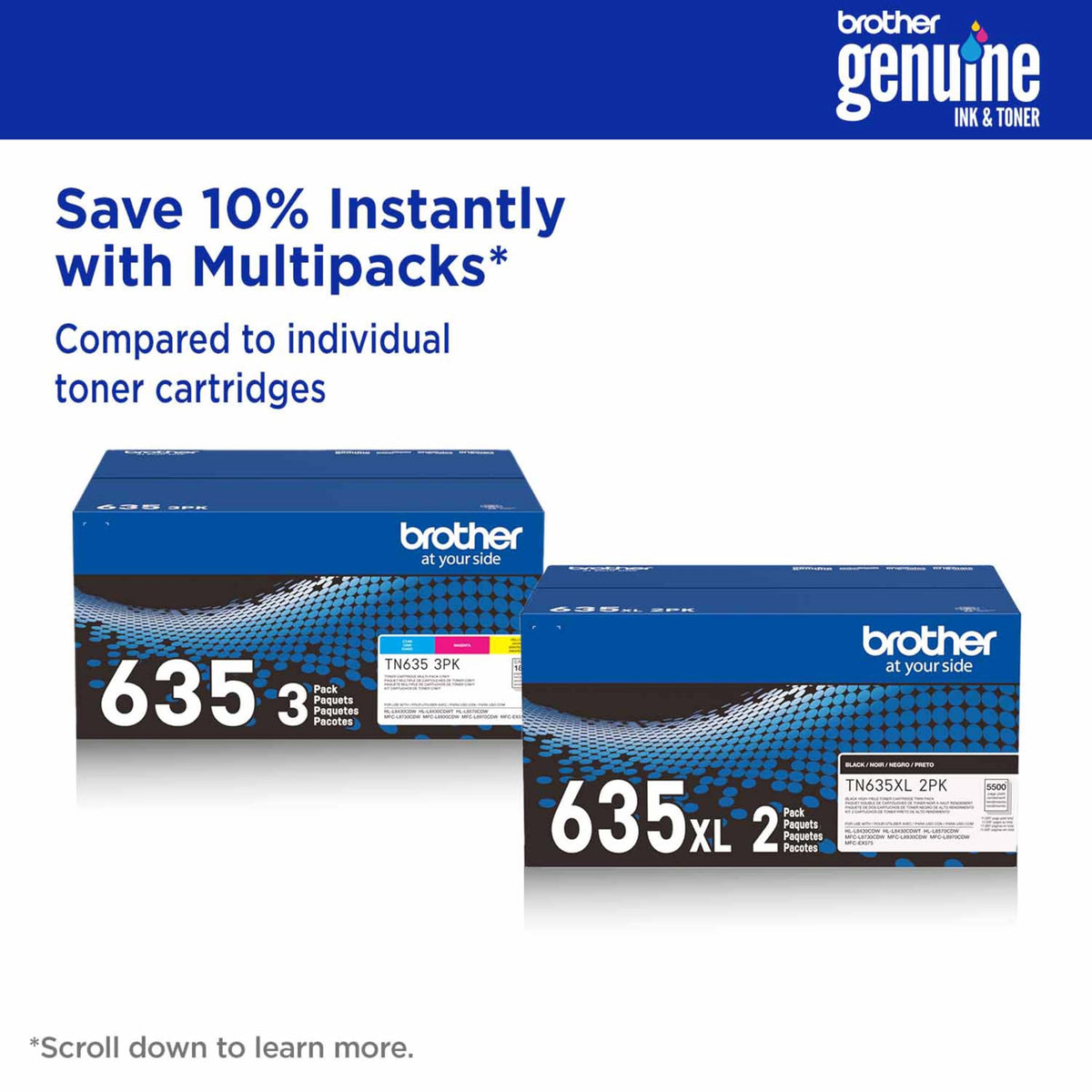 Brother Laser Printer Toner TN635C, Standard Yield – view 7