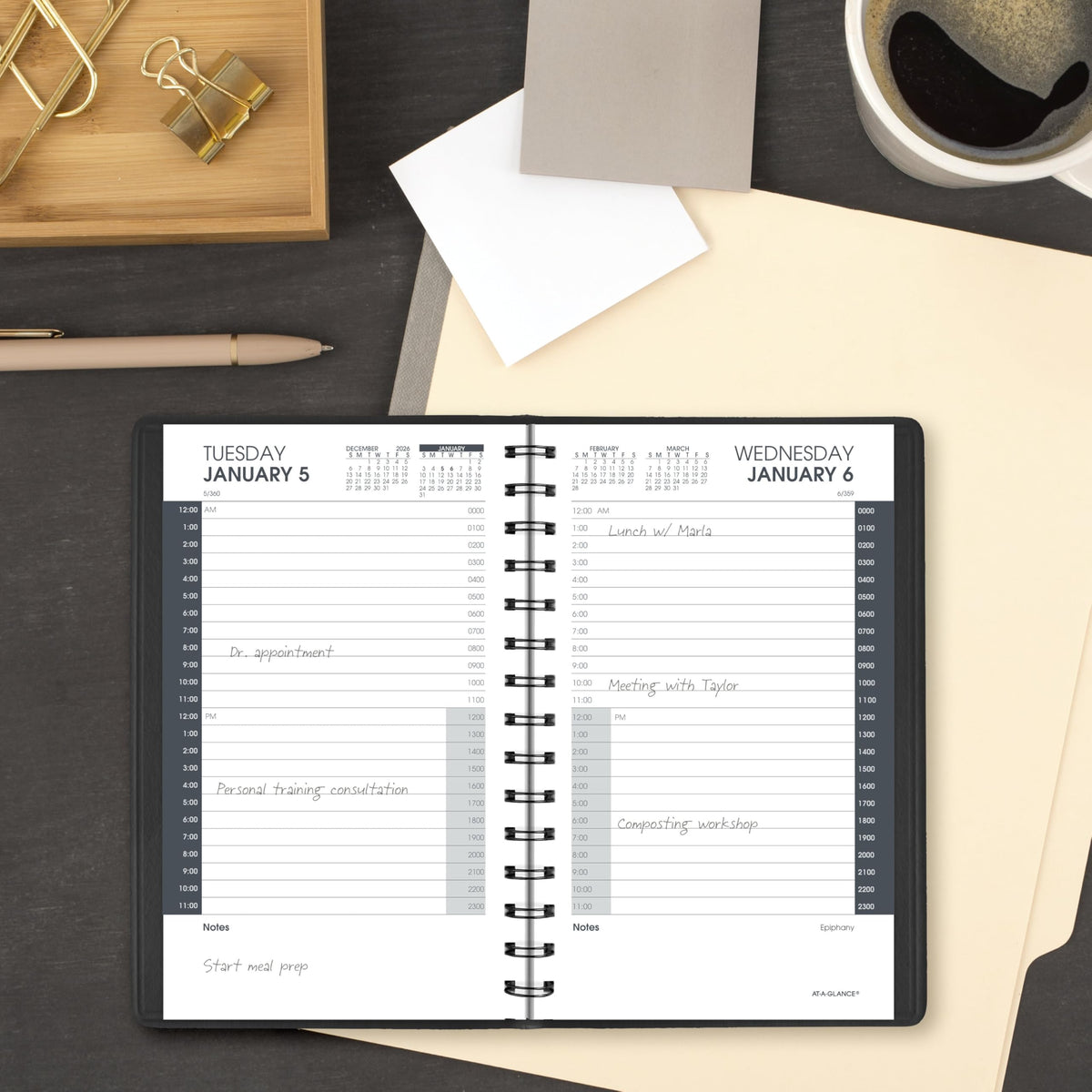 AT-A-GLANCE Planner 7020305, 5" x 8" – view 2