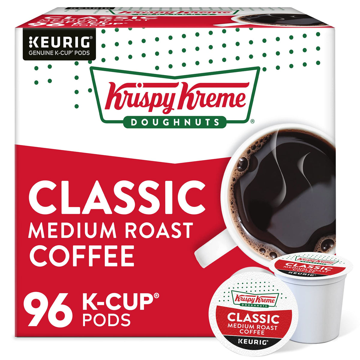 Krispy Kreme Coffee 114576, 24 Count (Pack of 4), 96 Count