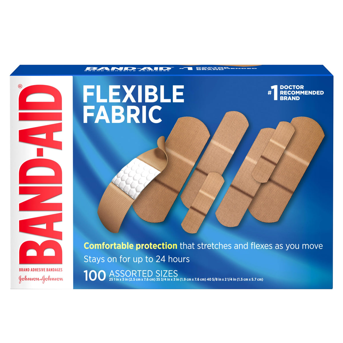 Band-Aid Wound Dressing 115078, 100 Count
