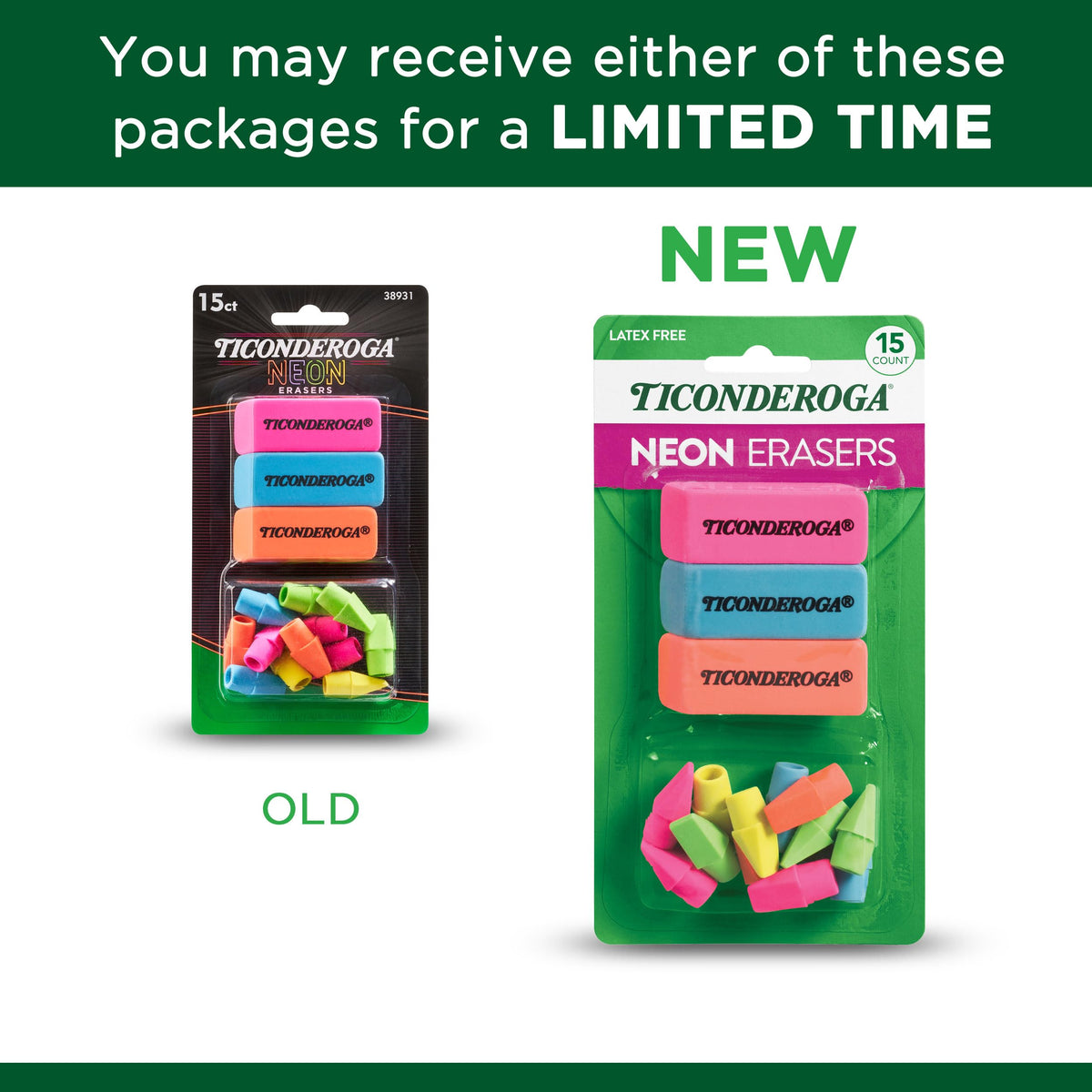 Ticonderoga Eraser, 15 Count – view 6