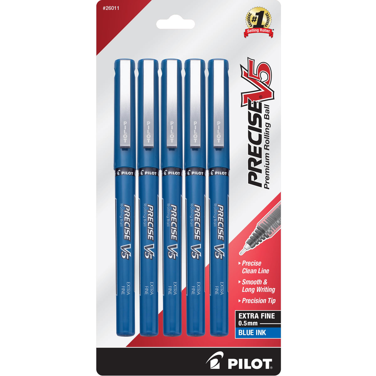 PILOT Writing Instrument 26011, 5 Count