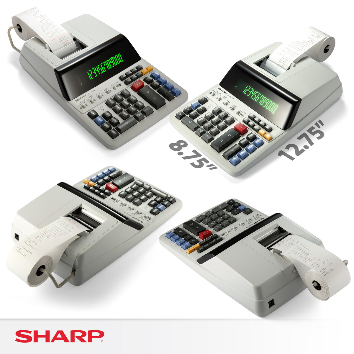 Sharp Calculator EL1197PIII, 8 5/8 x 12 7/8 – view 7