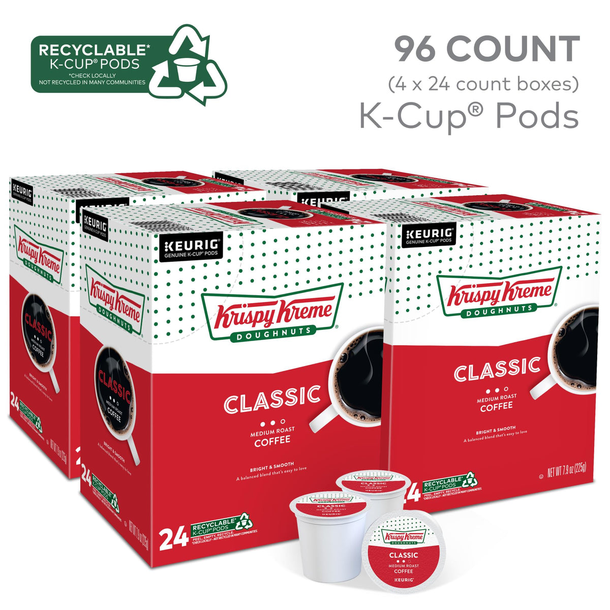 Krispy Kreme Coffee 114576, 24 Count (Pack of 4), 96 Count – view 2
