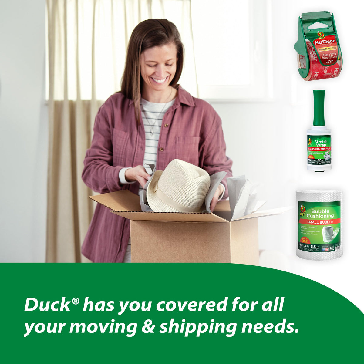 Duck Adhesive Tapes 307352, 6 Rolls, 54.6 yds – view 8