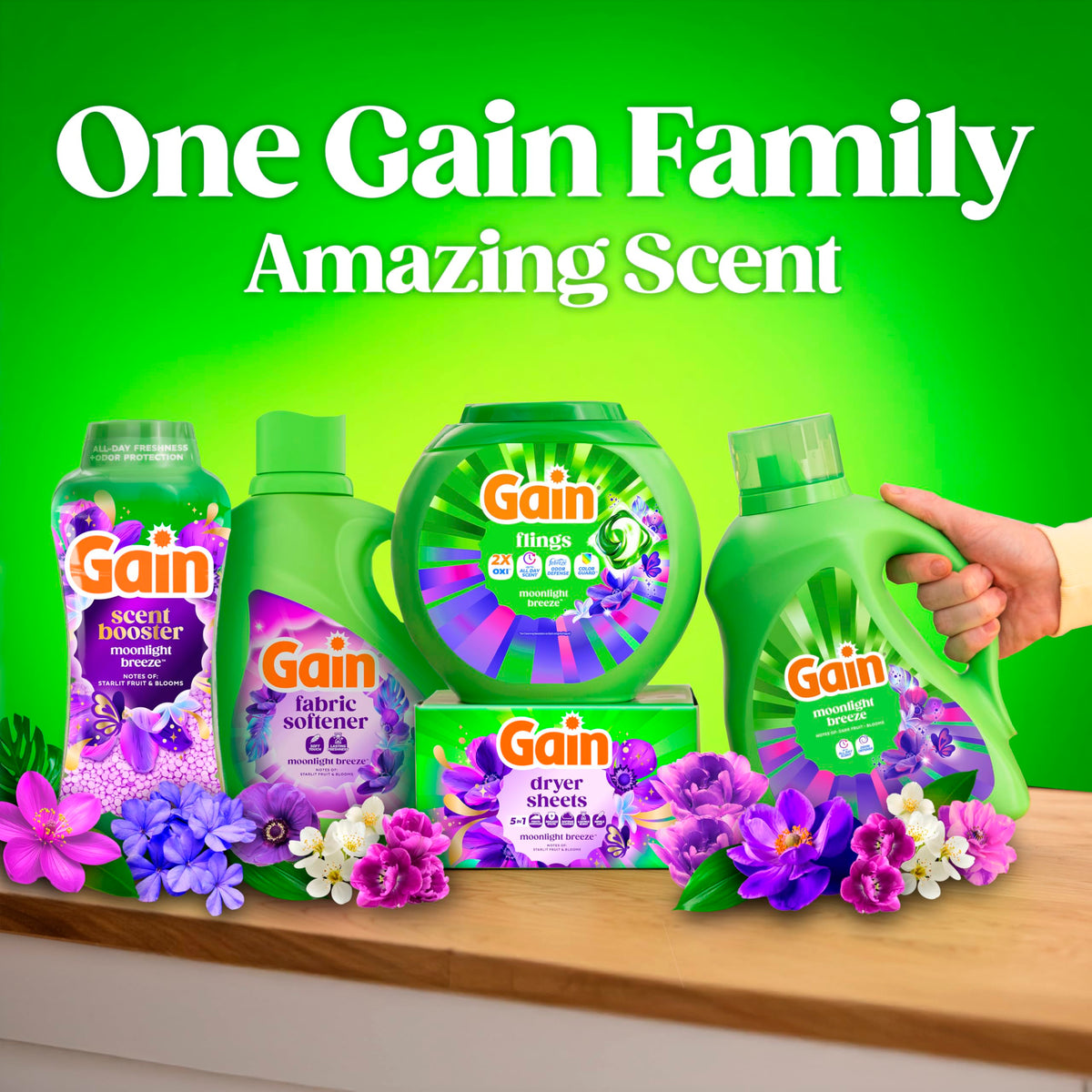 Gain Laundry Detergent P_15307, 177 Fl Oz – view 8