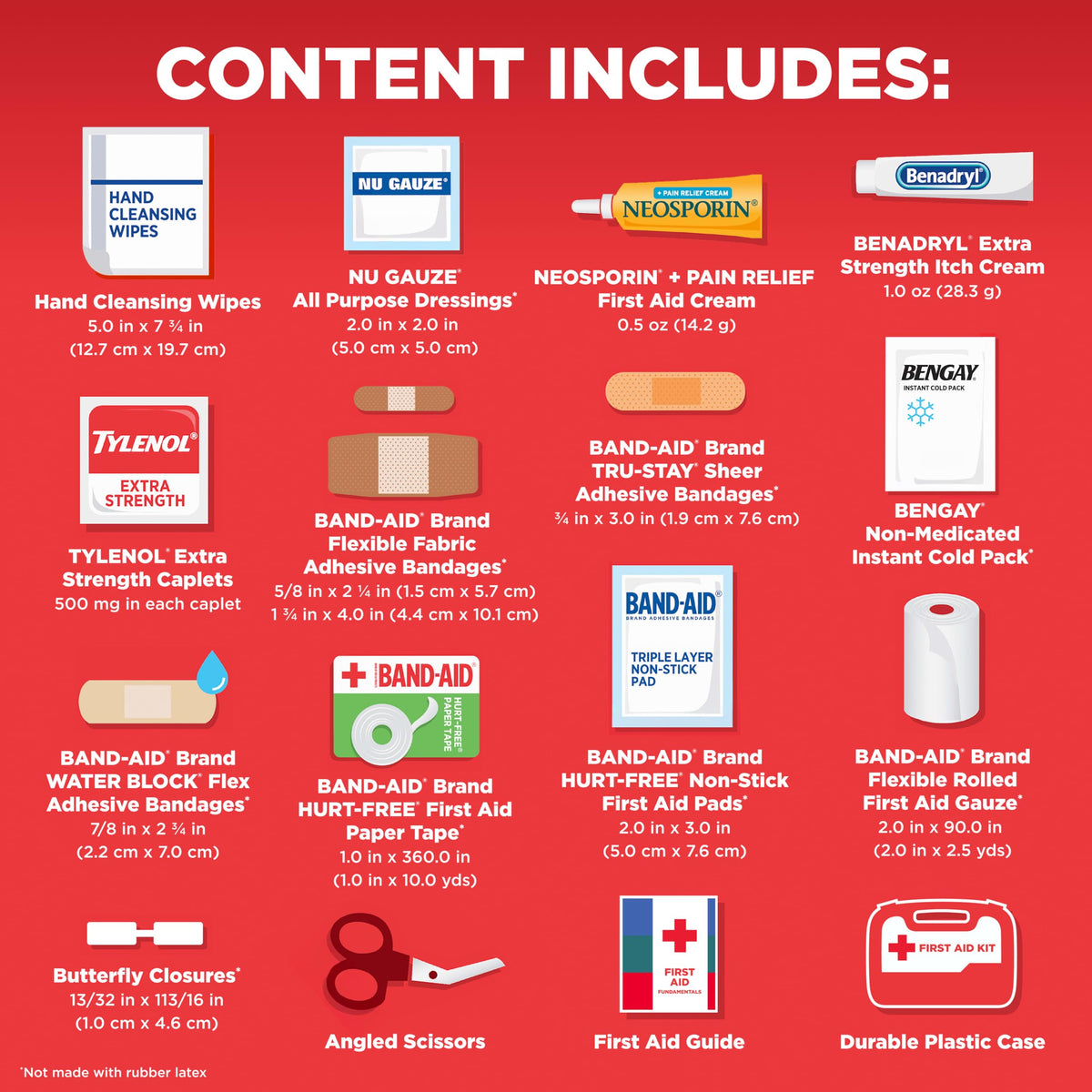 Band-Aid First Aid Kit 00381372020453, 160 Piece – view 5