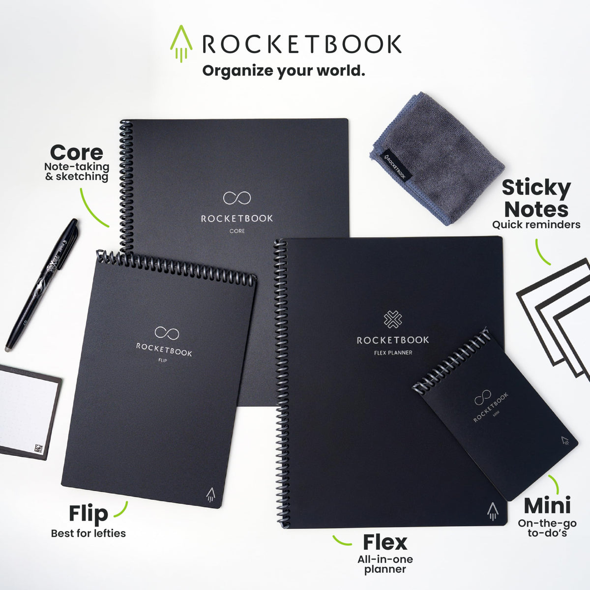 Rocketbook Blank Book MNOSDT-ENAM-BLK-01, New Mini – view 8