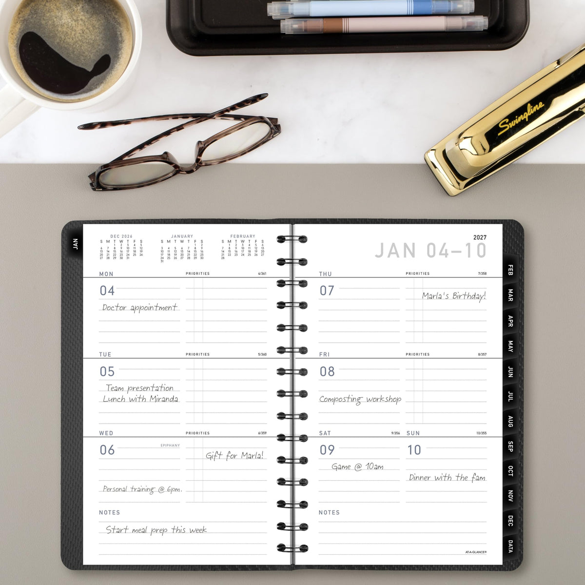 AT-A-GLANCE Planner 70100X45, 5" x 8" – view 2