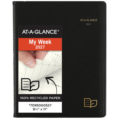 AT-A-GLANCE Planner 70950G05, 8.25" x 11"