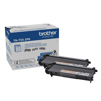 Brother Laser Printer Toner TN7502PK, 2 Pack