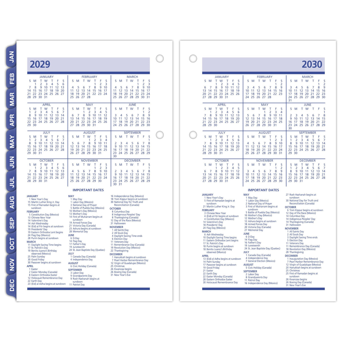 AT-A-GLANCE Calendar E51750, 3.5" x 6" – view 5