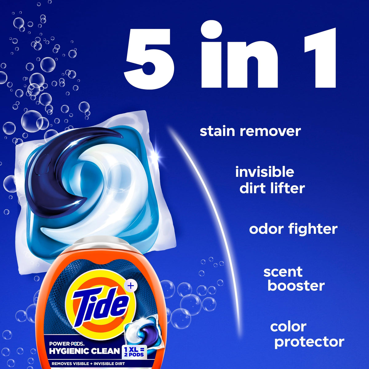 Tide Laundry Detergent P_11013, 45 Count, 80735044 – view 3