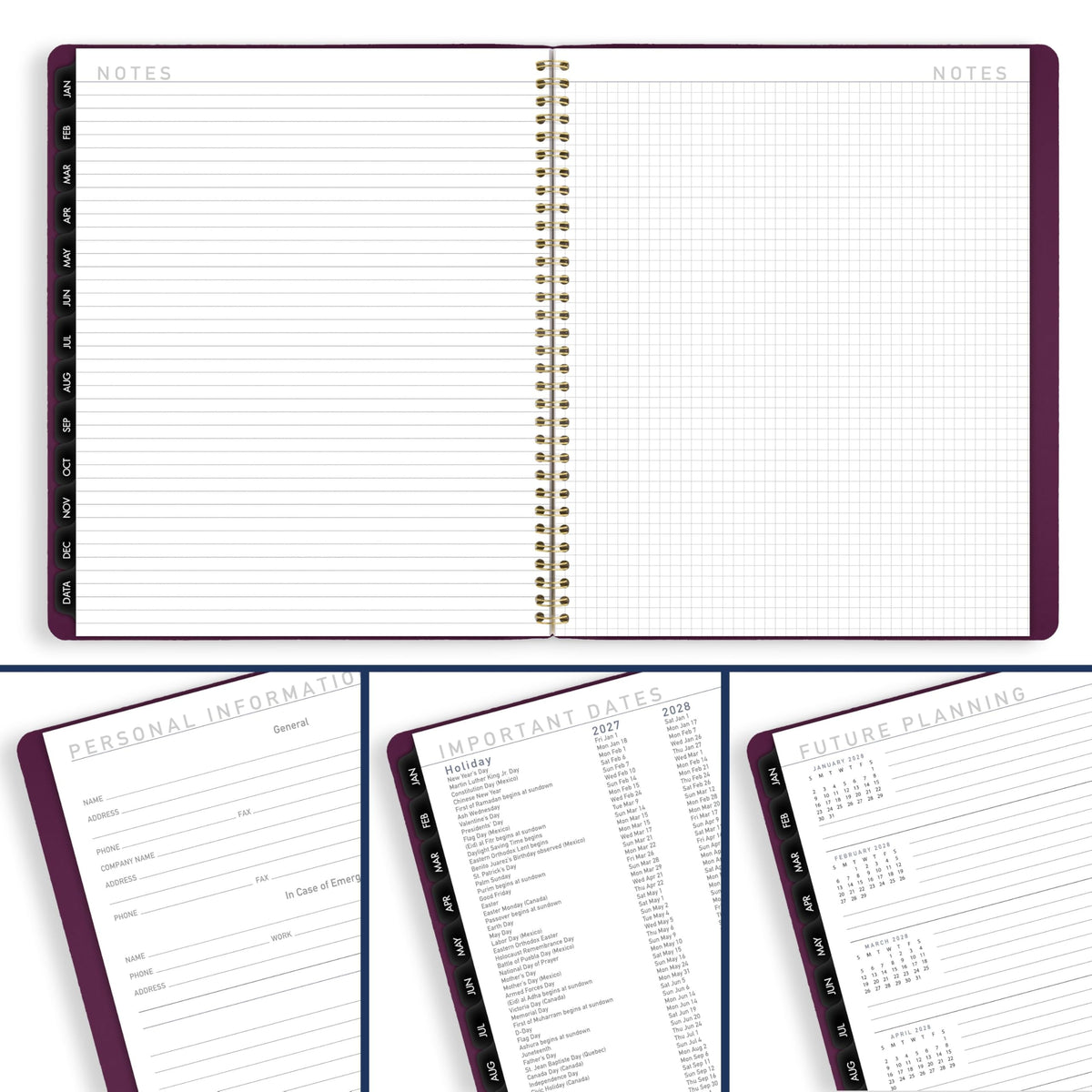 AT-A-GLANCE Planner 70250X14, 9" x 11" – view 7