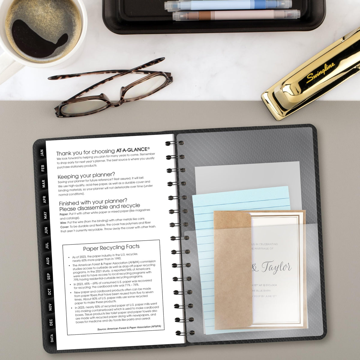AT-A-GLANCE Planner 70100X45, 5" x 8" – view 6
