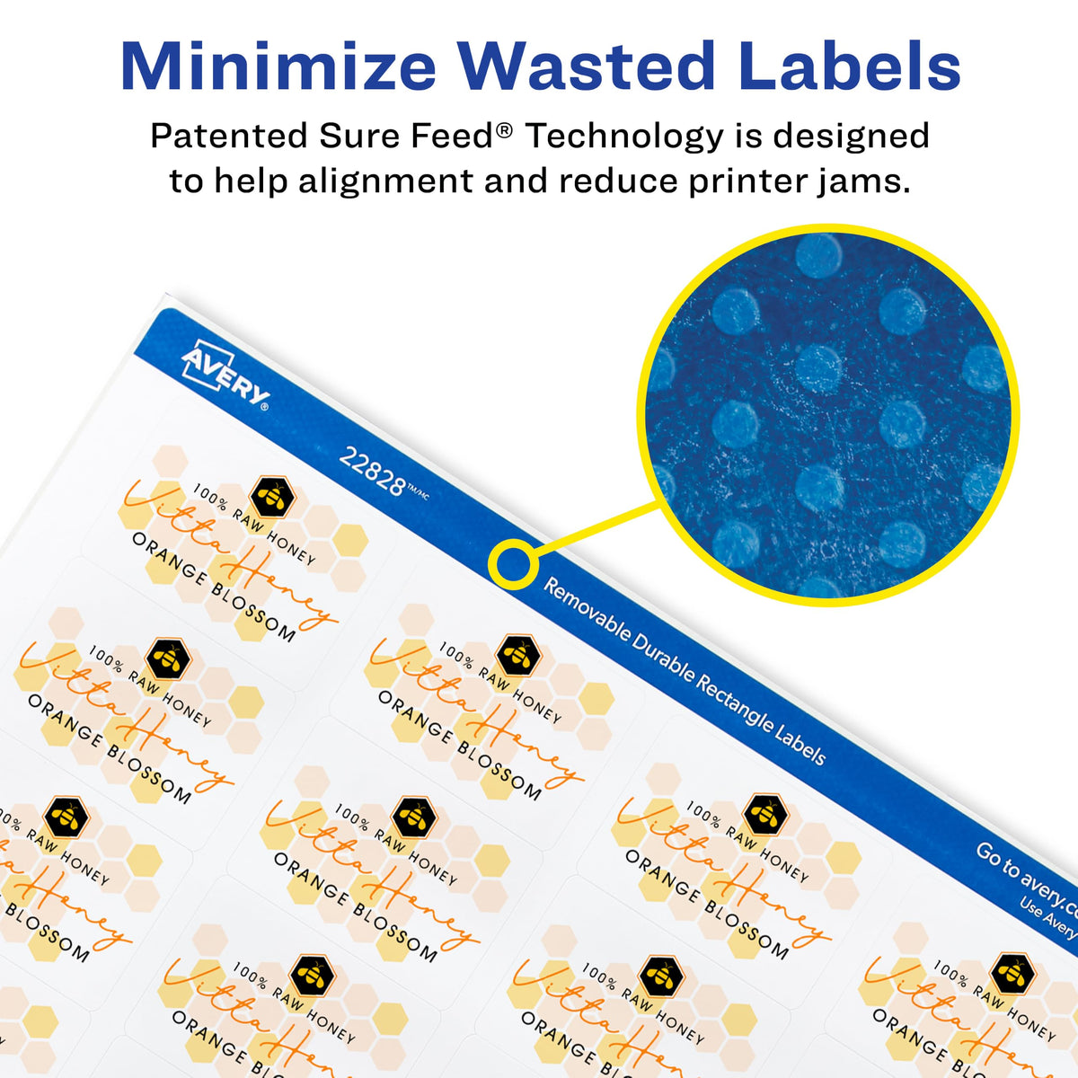 Avery Label 22828, 1 1/4" x 1 3/4", 256 Count – view 3