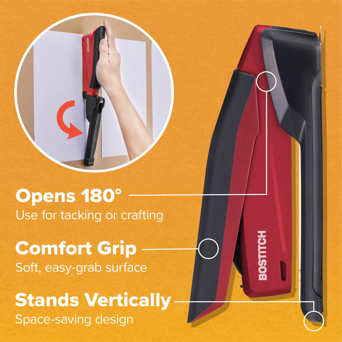 Bostitch Office Stapler 1124, Plastic-Full Strip – view 7
