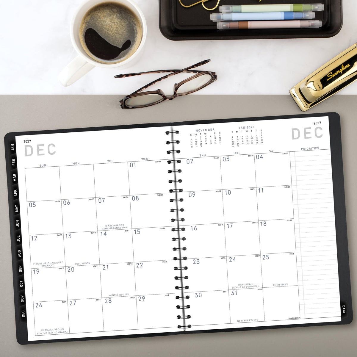 AT-A-GLANCE Planner 70950X05, 8.25" x 11" – view 3