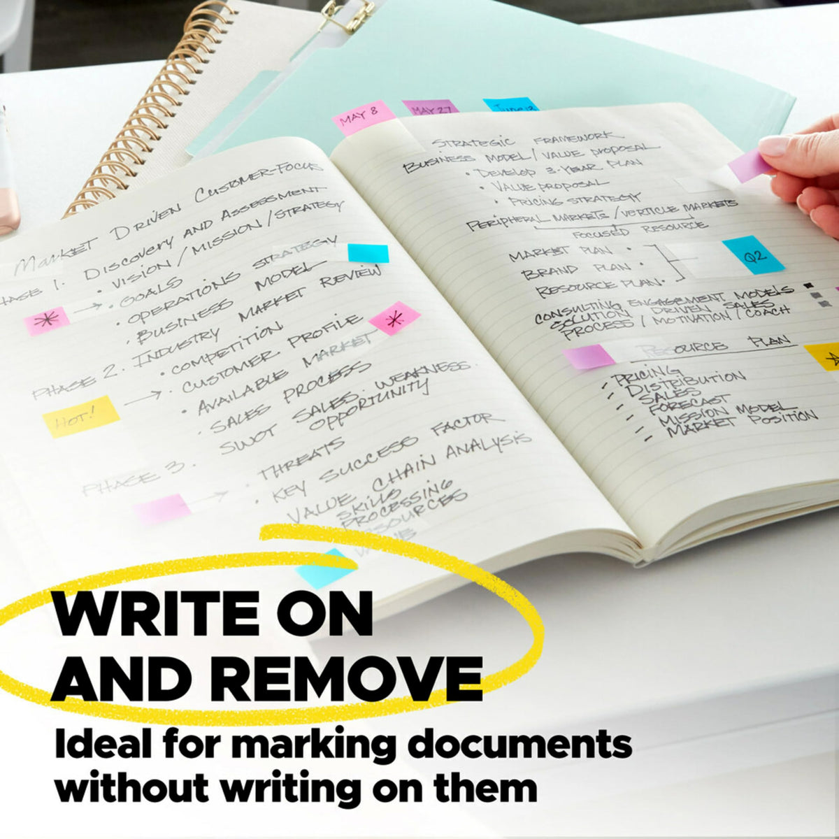 Post-it Self Stick Note MMM680PPBGVA, 0.6" x 3.9", 200 Count – view 5