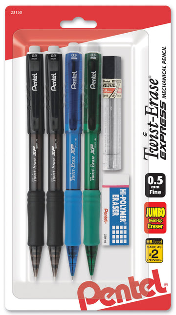Pentel Writing Instrument QE415LZBP4, 4 Count