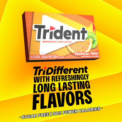 Trident Chewing Gum 12546011112, 14 Count (Pack of 12) – view 5
