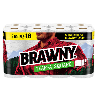Brawny Paper Towel 445025/443665, 16 Count, 8 Count