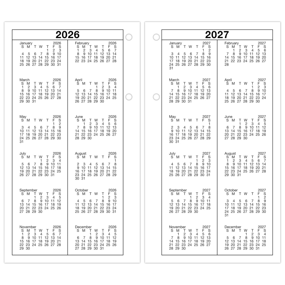 AT-A-GLANCE Calendar E21050, 4.5" x 8" – view 3