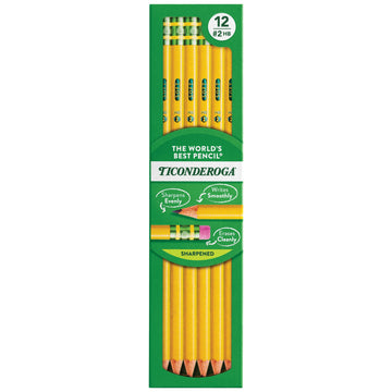Ticonderoga Writing Instrument X13806, 12 Count