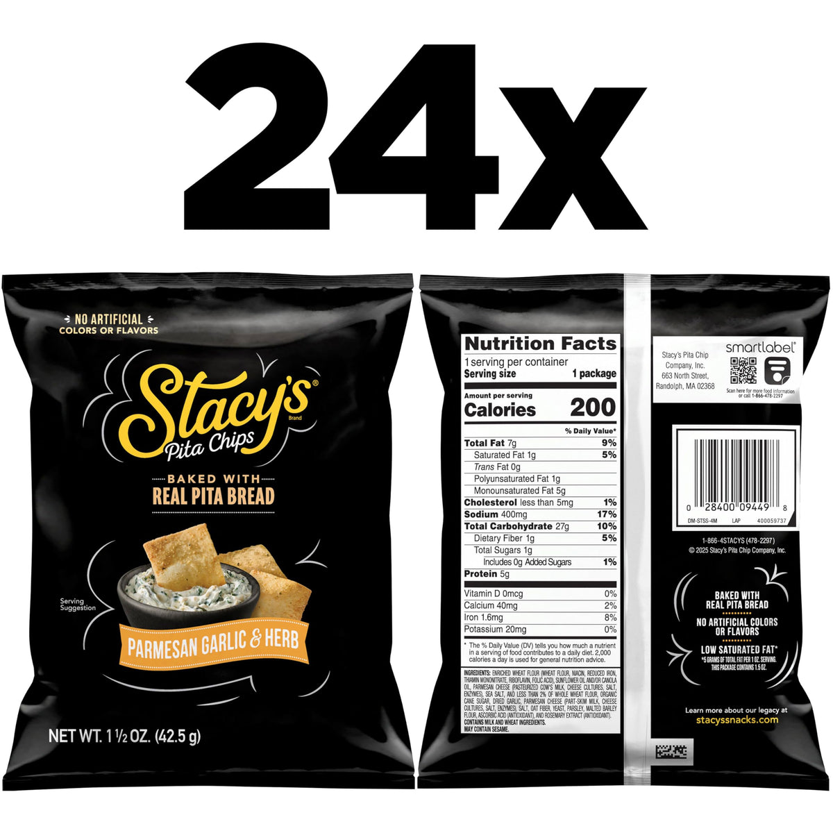 Stacy's Snack Chip And Crisp 49651, 1.5 Ounce (Pack of 24) – view 2