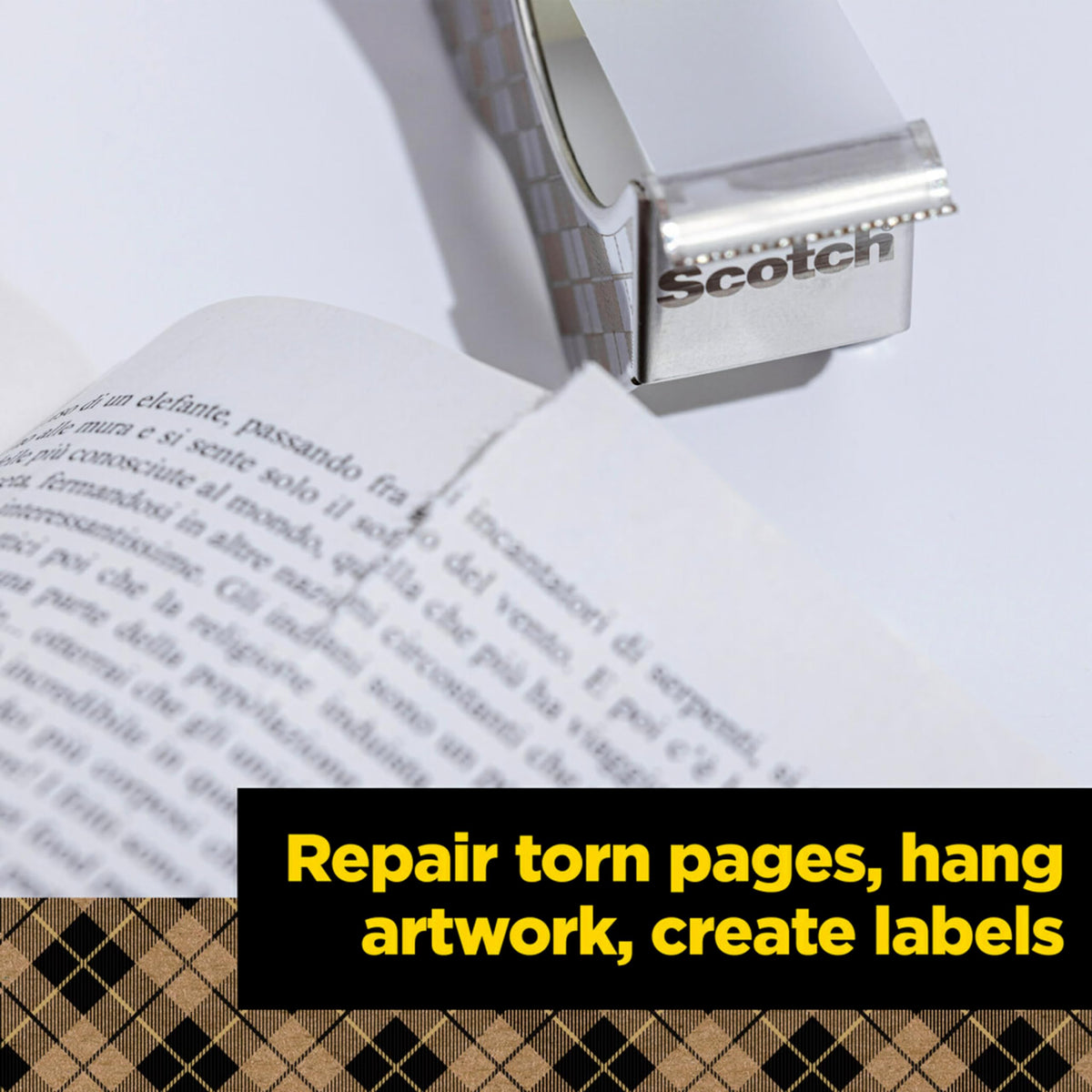 Scotch Adhesive Tapes 123R, 2 Rolls + Dispenser – view 7