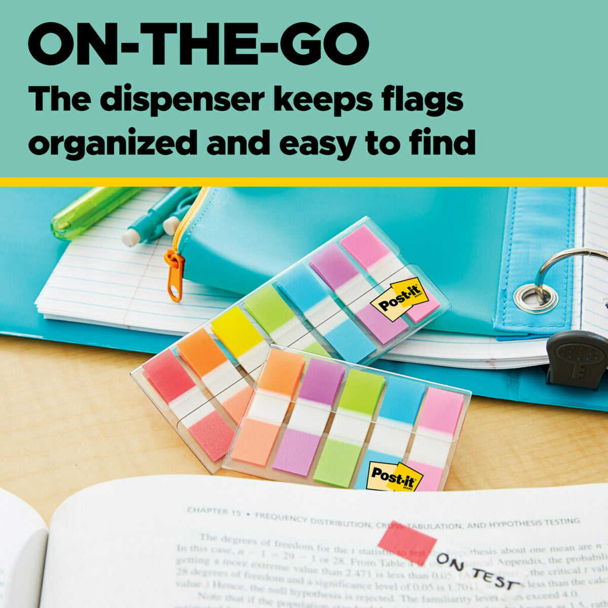 Post-it Self Stick Note 6837CF, 11.9 mm x 43.2 mm – view 6