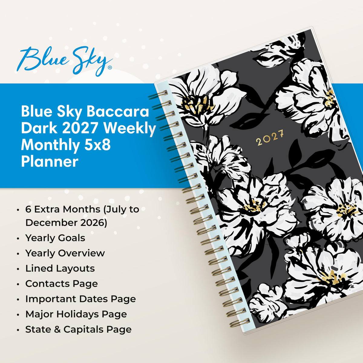Blue Sky Planner 110212-27AMZ, 5" x 8" – view 9