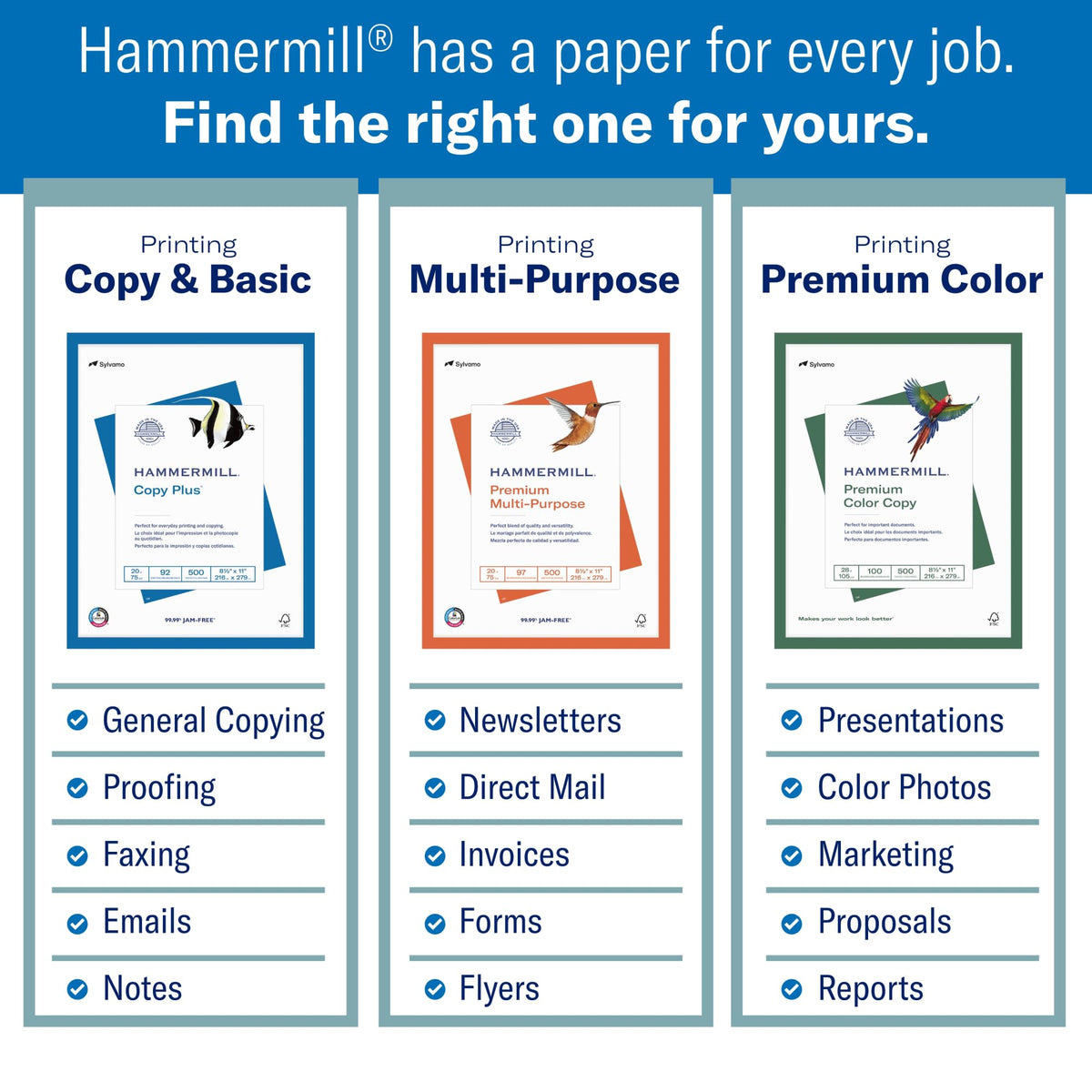 Hammermill Print Copy Paper 105007P, 400 Ream – view 3