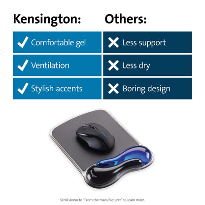 Kensington Wrist Rest K62401AM, 9.6L x 7.6W in – view 8
