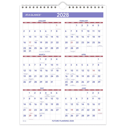 AT-A-GLANCE Calendar PM128, 8"W x 11"H – view 6